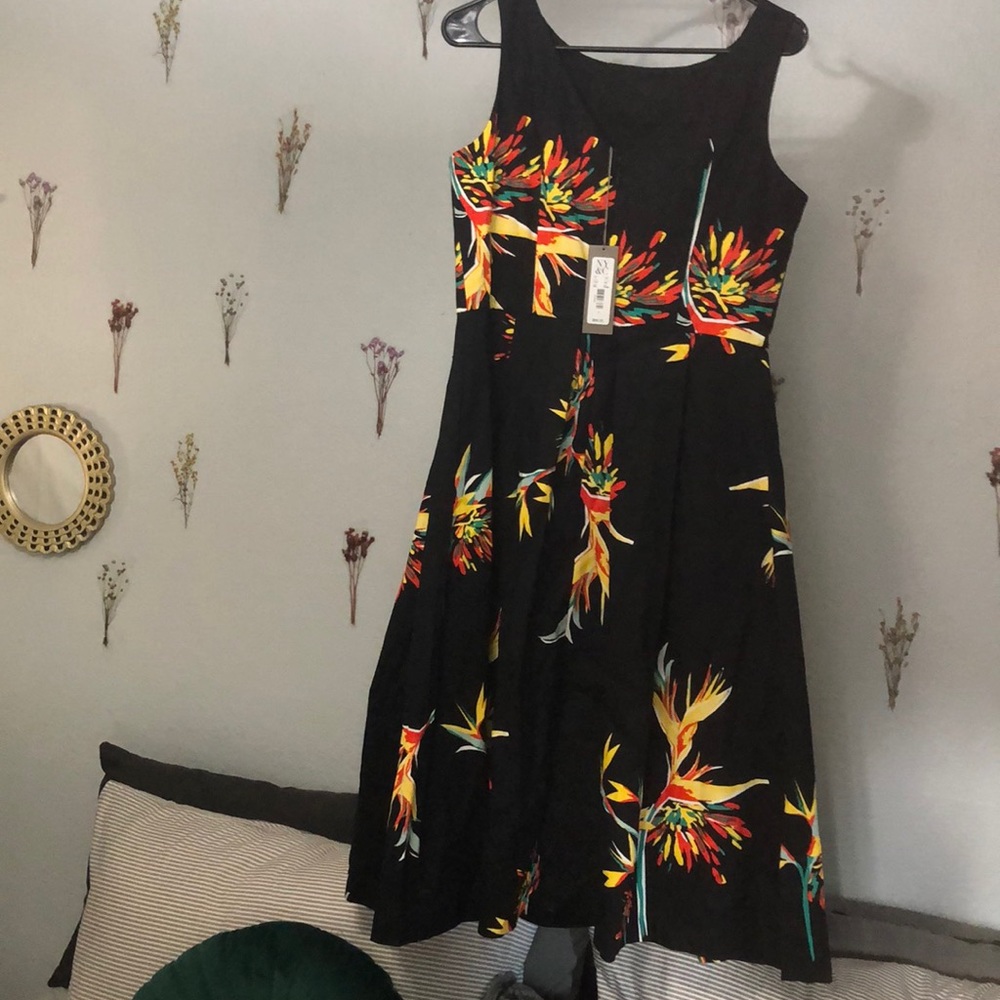 New York and Co., pleated dress